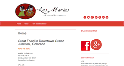 Desktop Screenshot of lasmariasmexican.com