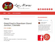 Tablet Screenshot of lasmariasmexican.com